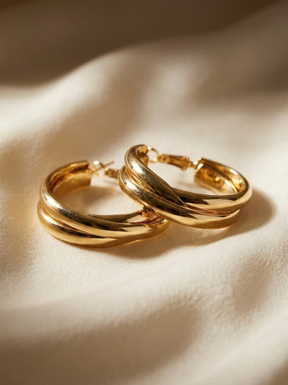 Embrace | Double Hoop Earrings