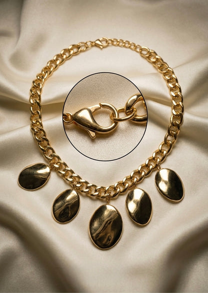 Pebble | Chunky Disc Pendant Necklace