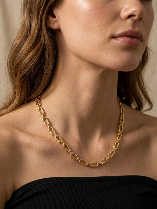 Lumen Link | Paperclip Chain Necklace
