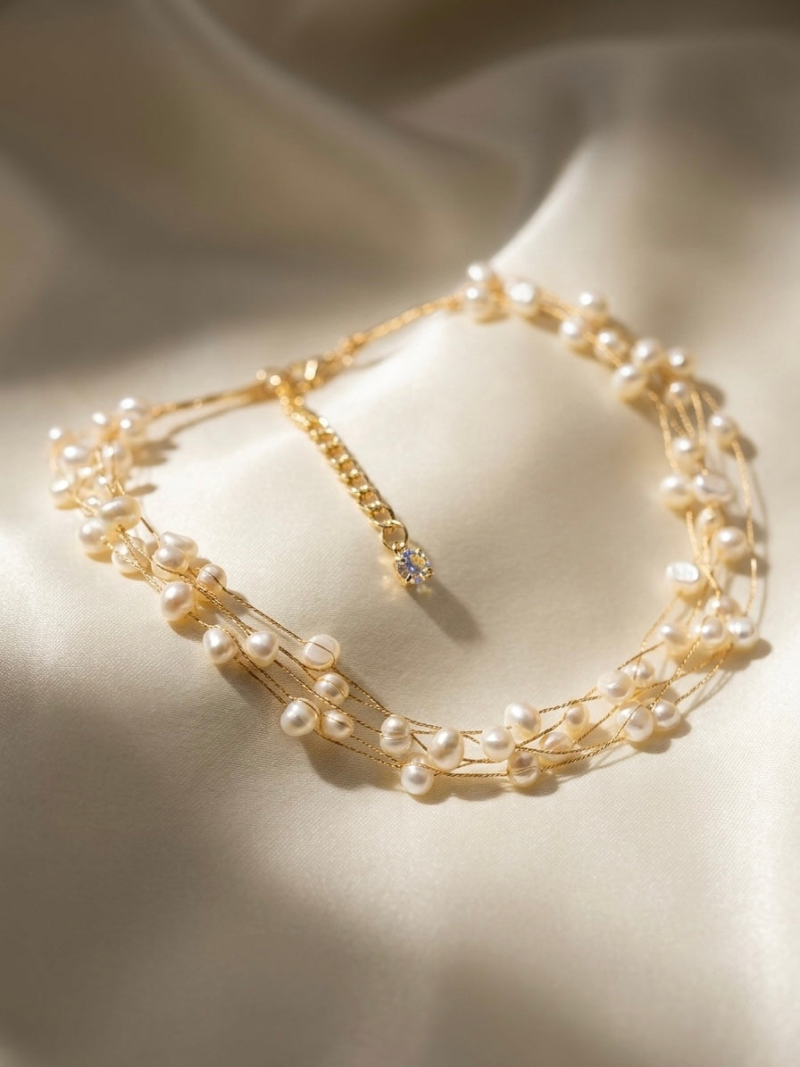 Tidal Pearl | Multi-Strand Necklace