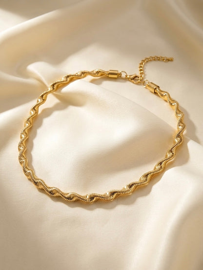 Ripple | Wave Chain Necklace