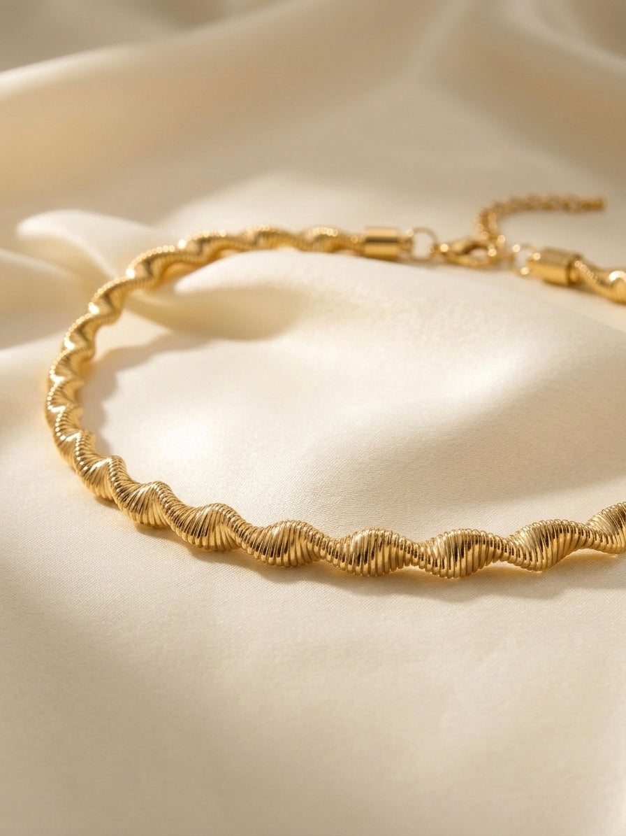 Ripple | Wave Chain Necklace