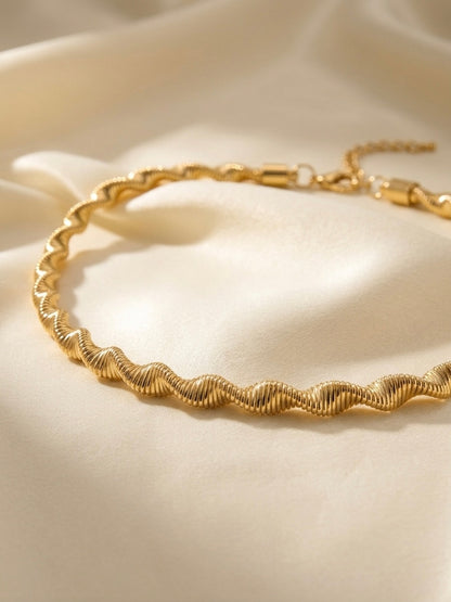 Ripple | Wave Chain Necklace