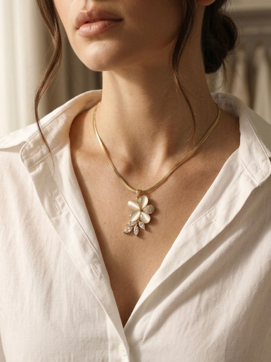 Blossom | Floral Pendant Necklace