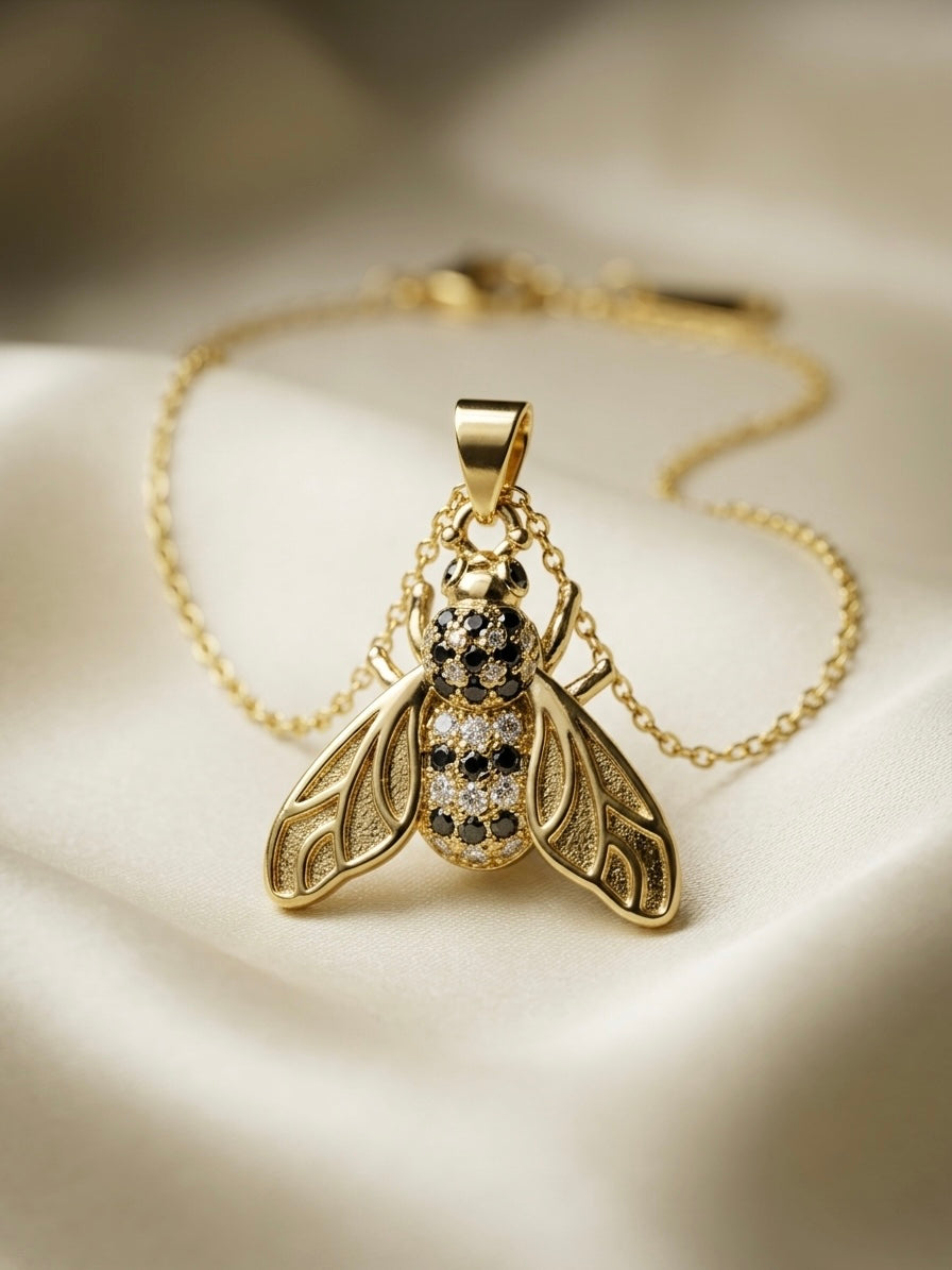 Honeybee | Bee Pendant Necklace