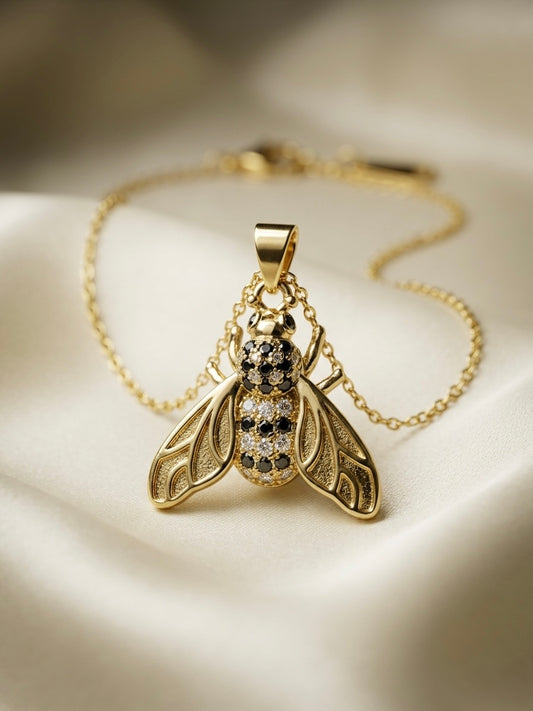 Honeybee | Bee Pendant Necklace