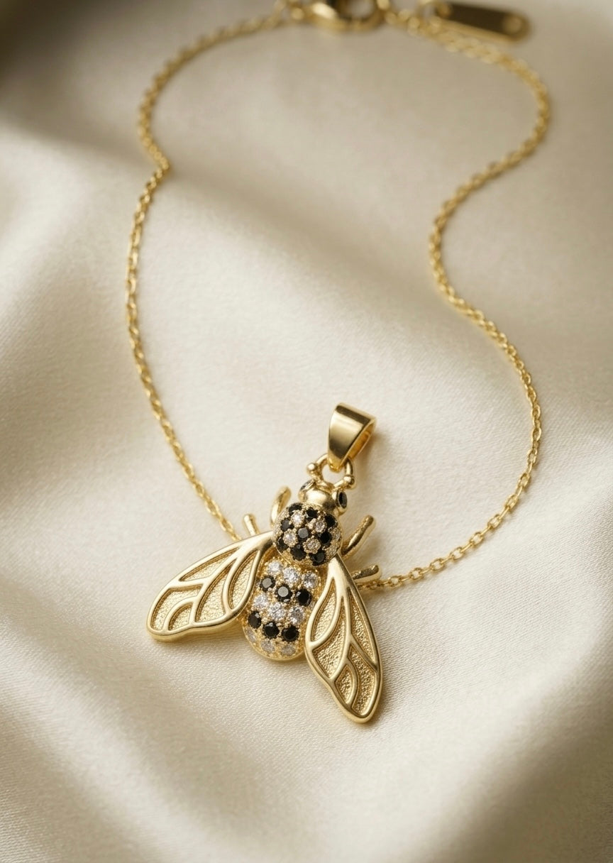 Honeybee | Bee Pendant Necklace