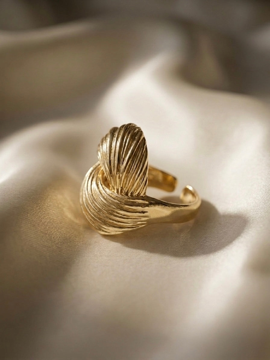 Vortex | Ribbed Dome Ring