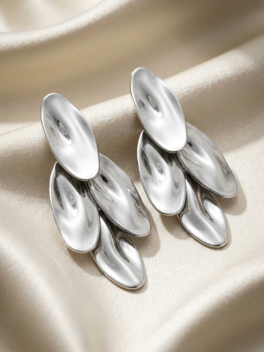 Cascade | Silver Drop Earrings