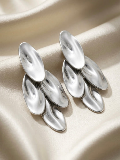 Cascade | Silver Drop Earrings