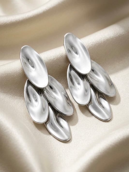 Cascade | Silver Drop Earrings