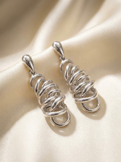 Sway | Spiral Drop Earrings
