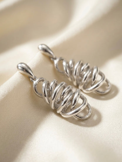 Sway | Spiral Drop Earrings