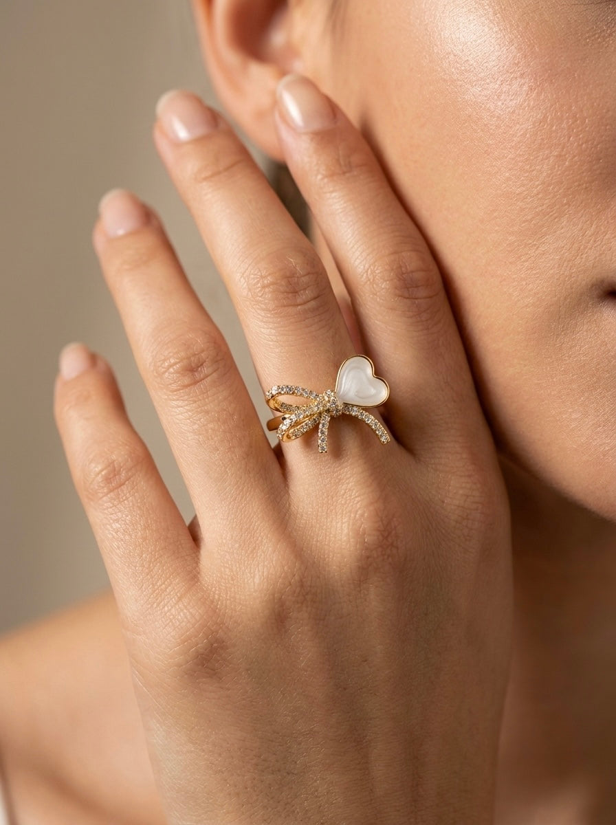 Amour | Heart Statement Ring