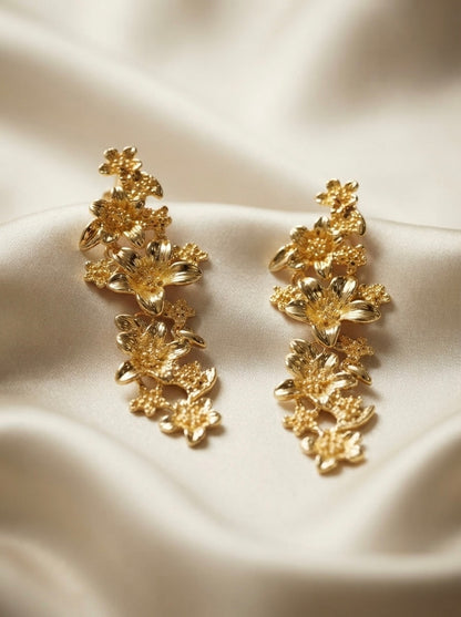 Eden | Floral Drop Earrings
