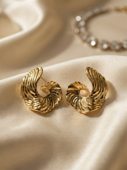 Dune | Sculpted Hoop Earrings
