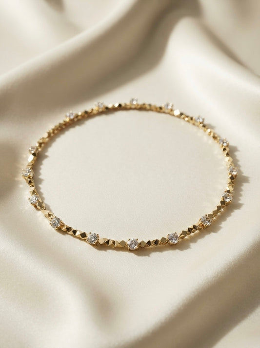 Aurelia | Crystal Link Necklace