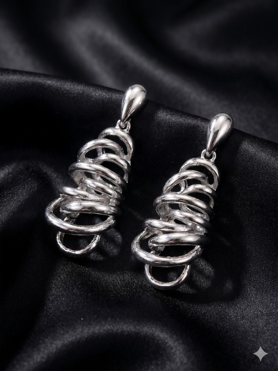 Évora Spiral Drop Earrings