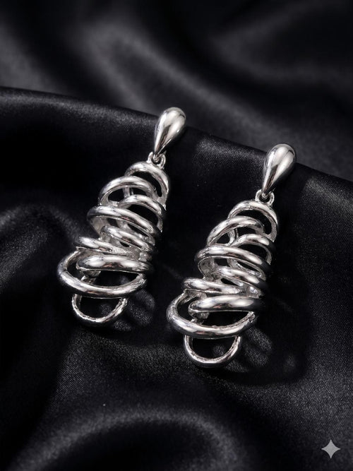 Évora Spiral Drop Earrings