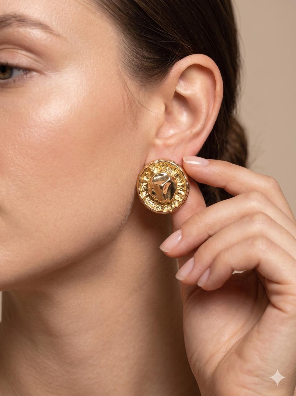 Évora Molten Metal Earrings