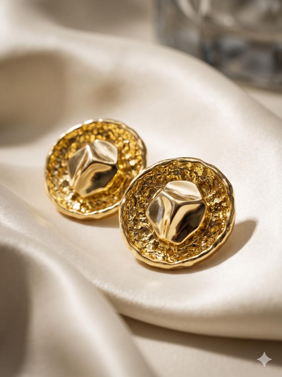 Évora Molten Metal Earrings